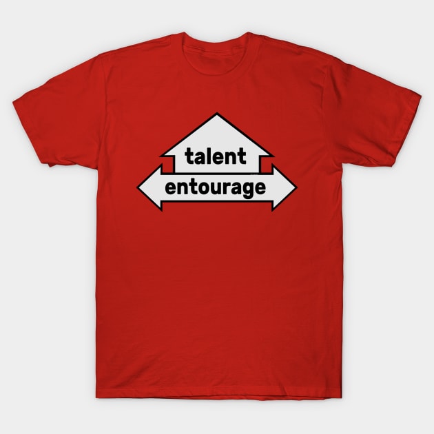 Arrows - Text Art - Talent & Entourage T-Shirt by fakelarry